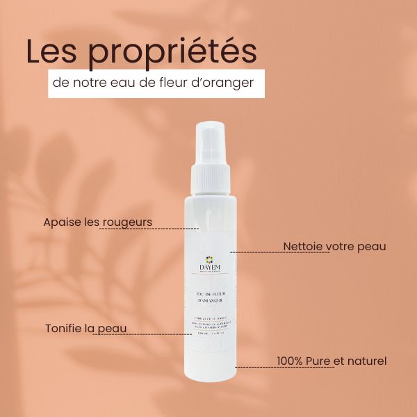 Eau de fleur d'oranger bio